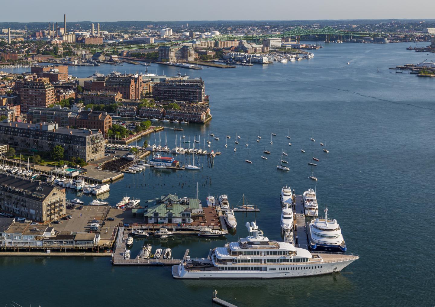 superyacht marina boston